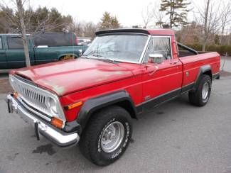 1975 red runs &amp; drives great good interior &amp; frame mud!!