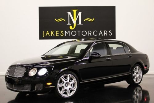 2010 continental flying spur, mulliner pkg, black/black, 1-owner, loaded!!