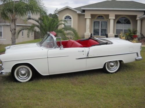 1955 chevy belair convertible,org. 265 v8 ,auto