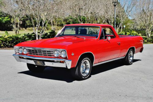 Laser straight and beautiful 1967 chevrolet elcamino bucket&#039;s cowl hood must see