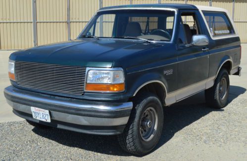 1993 ford bronco eddie bauer sport utility 2-door 5.8l