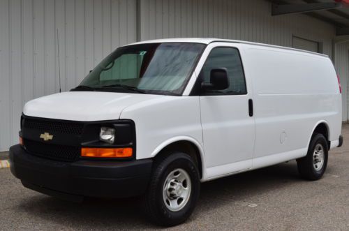 2007 chevrolet express cargo van work van box van ford commercial low reserve no