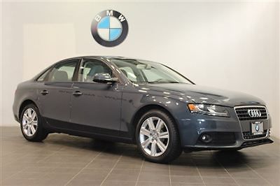 2011 audi a4 2.0 t moonroof heated seats music interface ipod blue tooth