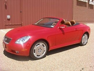 2005 red sc 430 convertible, 2,000 miles,
clean carfax, texas