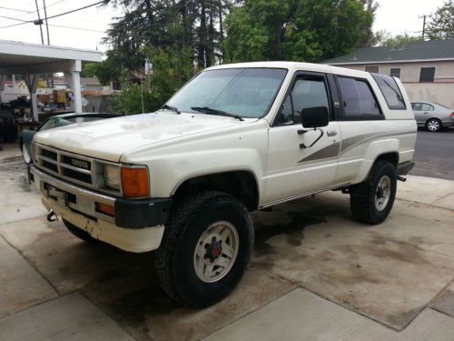 1989 toyota 4runner sr5 sport utility 2-door 3.0l auto v-6 4x4 california truck