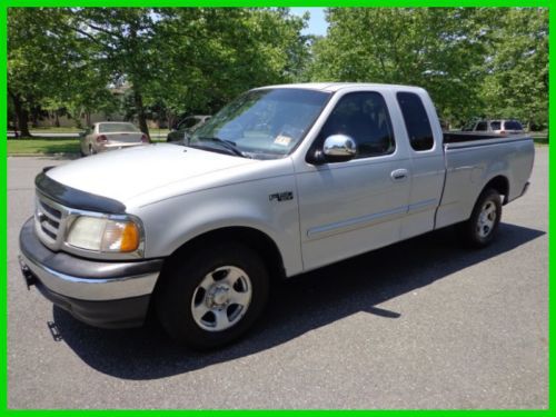 2000 ford f-150 xlt ext cab v-6 gas saver clean carfax no reserve auction