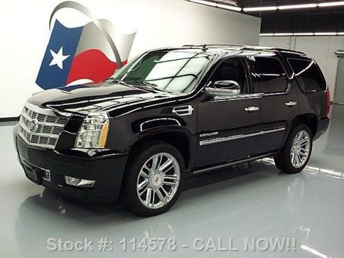 2012 cadillac escalade platinum awd sunroof nav dvd 38k texas direct auto