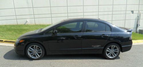 2008 honda civic si navigation 6sp manual black