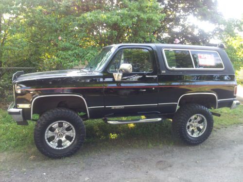 1989 silverado blazer 4x4 w/lift-toyos-alarmed-118k org miles-20k on motor-rare!