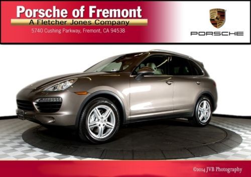 2012 porsche cayenne s hybrid, low miles, premium pkg plus, leather seats!