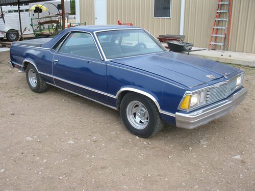 1981 chevrolet el camino 2 door pickup