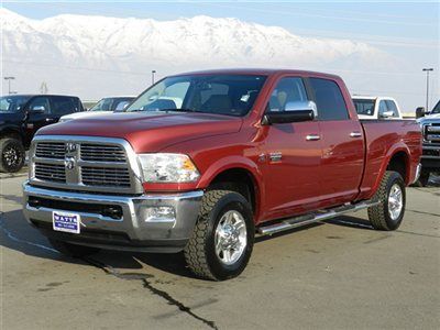 Mega cab laramie 4x4 cummins diesel leather nav low miles heated seats clean