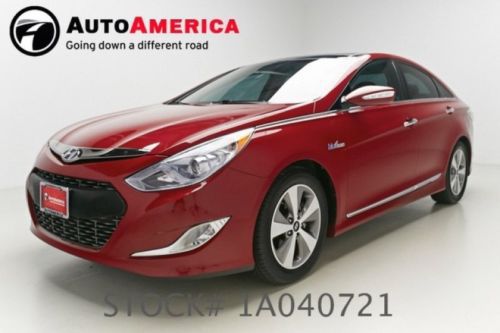 2012 hyundai sonata hybrid 21k low miles nav sunroof rearcam htd seats one owner