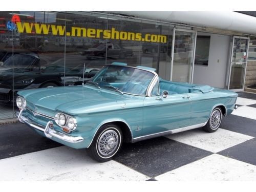 1964 chevrolet corvair 4 speed manual 2-door convertible nice original car