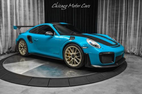 2018 porsche 911 gt2 rs weissach package $18k magnesium wheels serv