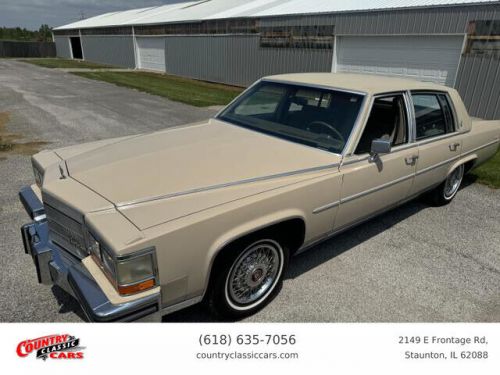 1986 cadillac brougham 4d sedan rwd