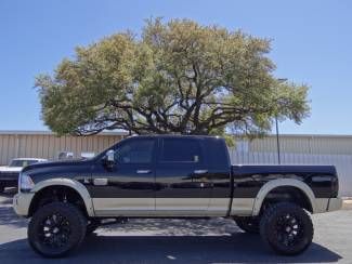 Black laramie longhorn mega cummins turbo diesel navigation back up camera dvd