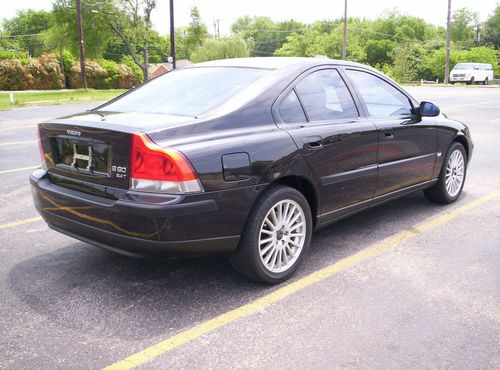 **no reserve** 2002 volvo s60 2.4t turbo, texas car,  pearl black