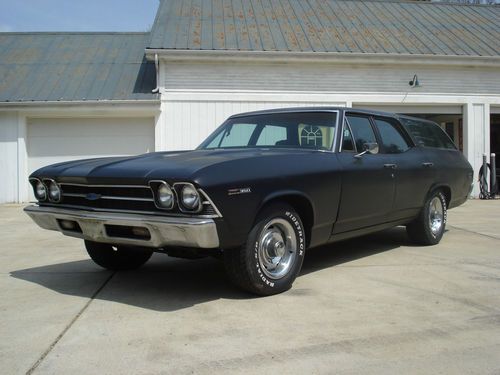 Rare 1969 california chevelle concours estate v8 wagon third row seat no reserve