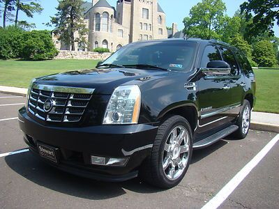 2008 cadillac escalade black on black no reserve !