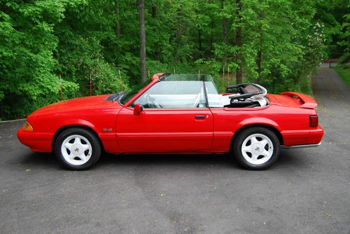 1992 Ford mustang lx convertible special edition #4
