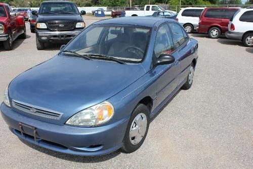 2001 kia rio runs great low miles no reserve auction