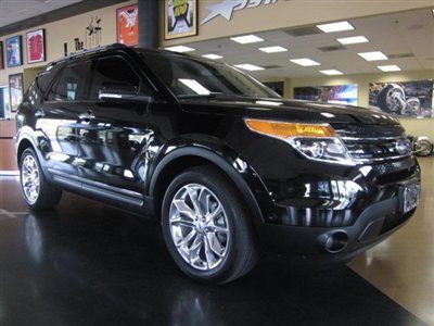 2012 ford explorer limited 4x4 navigation back up camera black