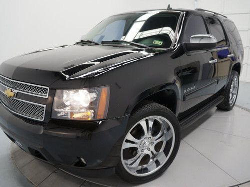 2008 chevrolet tahoe lt w/1lt black leather vortec v8 5.3l automatic  - 3rd row