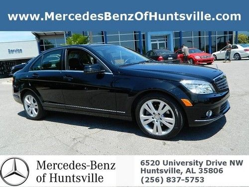 2011 c300 luxury black leather roof low miles finance