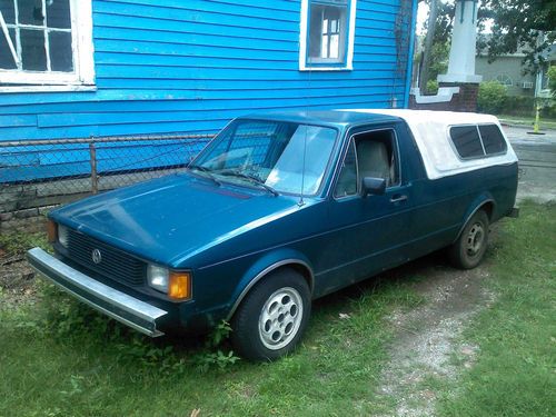 1982 volkswagen rabbit pickup base standard cab pickup 2-door 1.6l