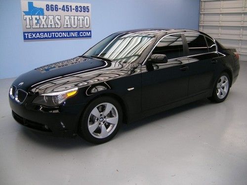 We finance!!!  2007 bmw 530i leather roof tiptronic xenon cd 17 rims texas auto