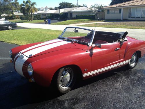 1966 vw karmann ghia roadster- no reserve!!!