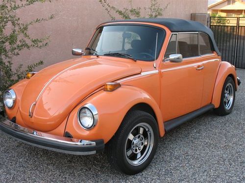 78 vw convertible, restored