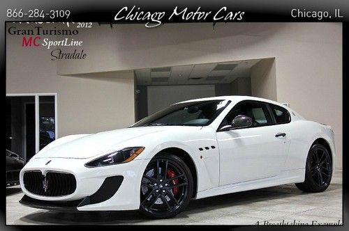 2012 maserati granturismo mc stradale coupe carbon fiber red brakes 6k miles wow