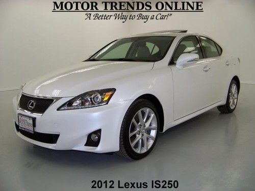 2012 awd navigation rearcam sunroof htd ac seats bluetooth lexus is250 10k