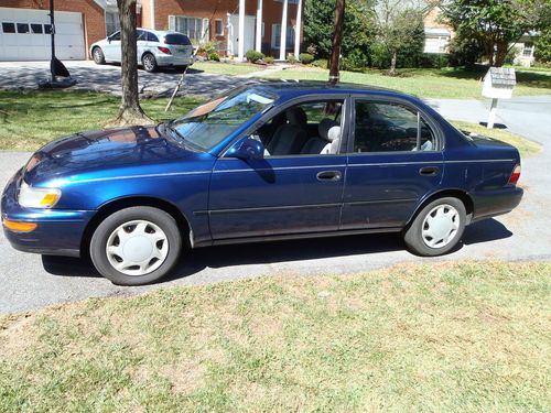 1996 toyota corolla --107k-runs great-no reaserve