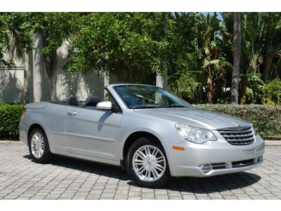 2009 chrysler sebring touring convertible 2.7l flex v6 auto 6-cd power driver