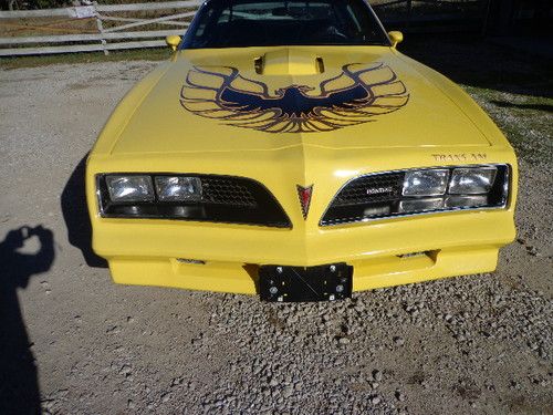 Buy used 1977 Pontiac Trans Am Restored RARE Golden Rod Yellow 52,000 ...