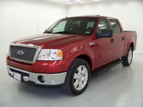 2007 ford f150 crew cab lariat leather sunroof park assist media input 65k