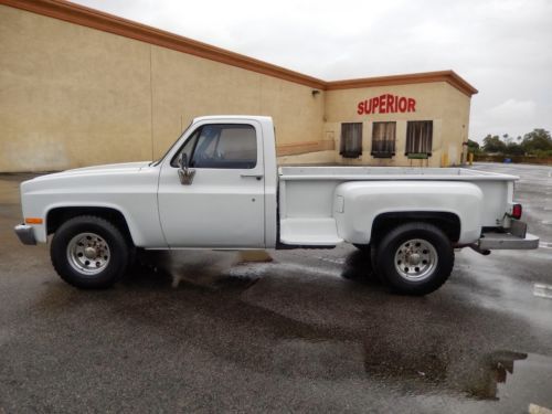 1982 gmc 2500 stepside very rare 3/4 ton 84000 miles very nice never any rust ca