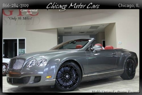 2009 bentley continental gtc granite gray naim audio k40 1owner 8k miles perfect