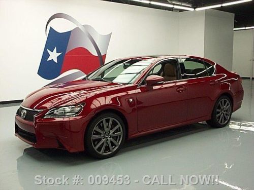 2013 lexus gs350 f sport sunroof nav rear cam xenon 7k! texas direct auto