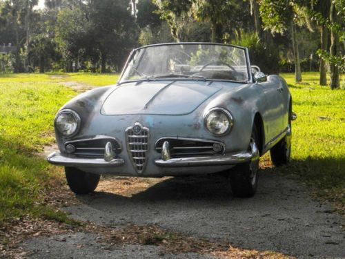 1959 alfa romeo 750 d giulietta spider