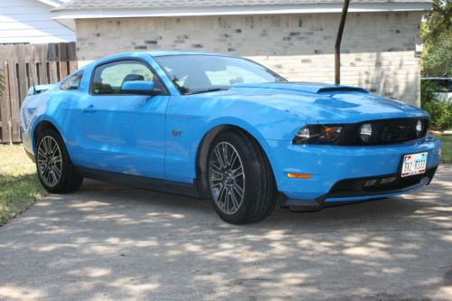 2010 grabber blue 5 speed premium gt ford mustang