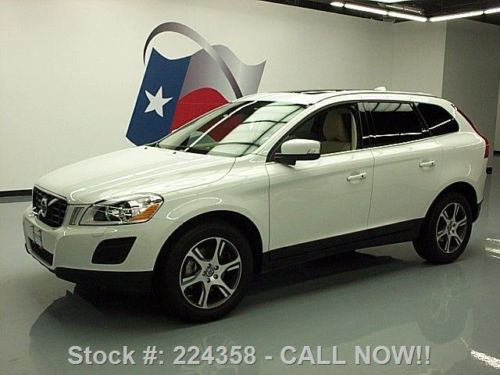 2011 volvo xc60 t6 awd htd leather pano sunroof nav 8k! texas direct auto