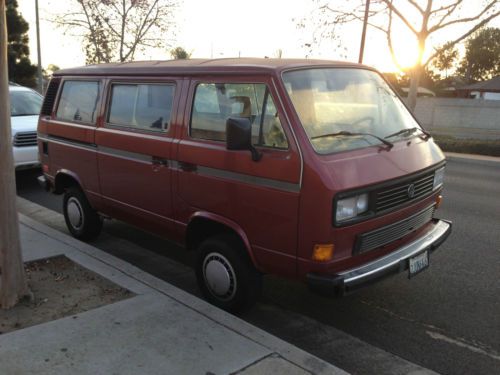 1987 volkswagen vanagon syncro standard passenger van 3-door 2.1l