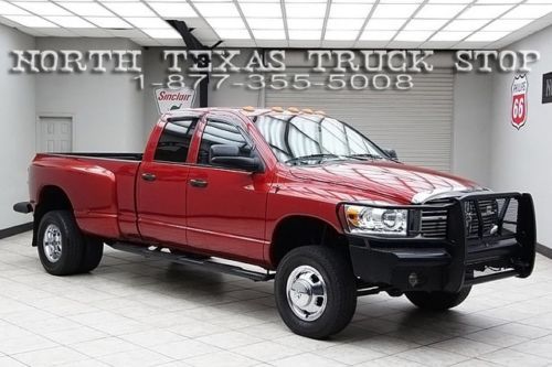 2009 dodge ram 3500 diesel 4x4 dually 6-speed slt quad cab 1 texas owner