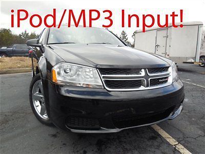 Dodge avenger se low miles 4 dr sedan automatic gasoline 2.4l i4 black