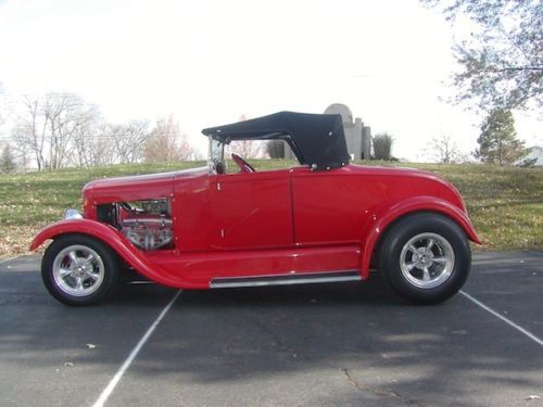 1929 ford roadster, streetrod, wescott body,tci frame,  disc brakes, auto,