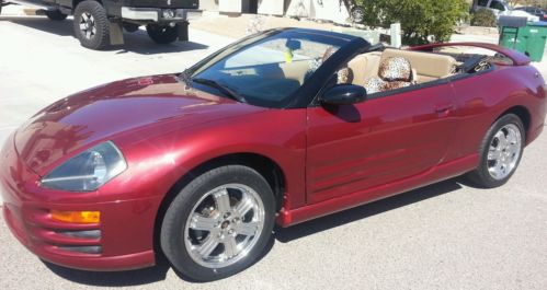 2002 mitubishi eclipse spyder gt convertible 3.0 gt only 87k miles